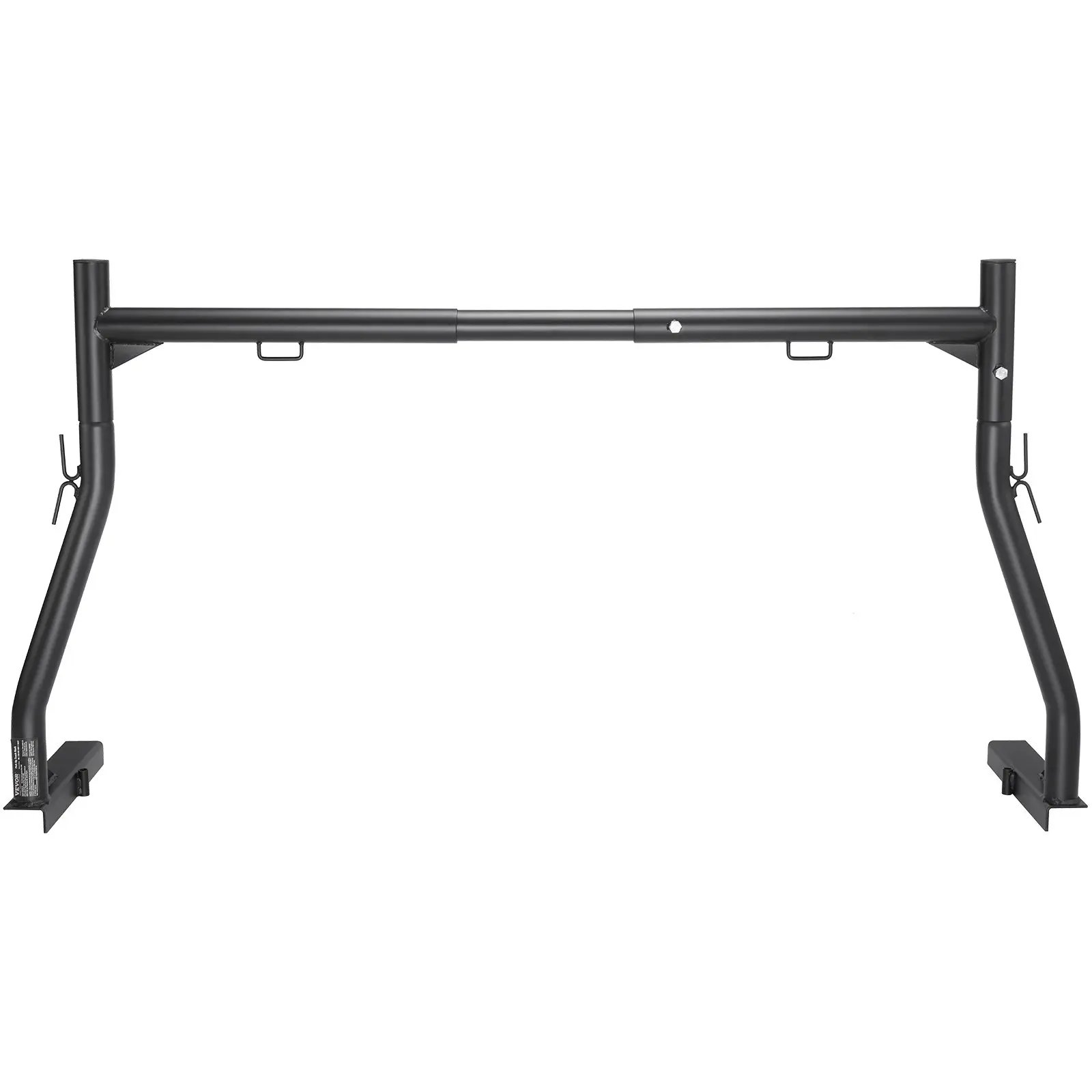 【summerfinds】VEVOR Adjustable Organiser Truck Rack, 46-71inch Extendable Truck Ladder Rack, 800 lbs Capacity Steel Ladder Rack for Truck with Non-Drilling J-bolts, Heavy Duty Truck Bed Rack for Kayak, Surfboard
