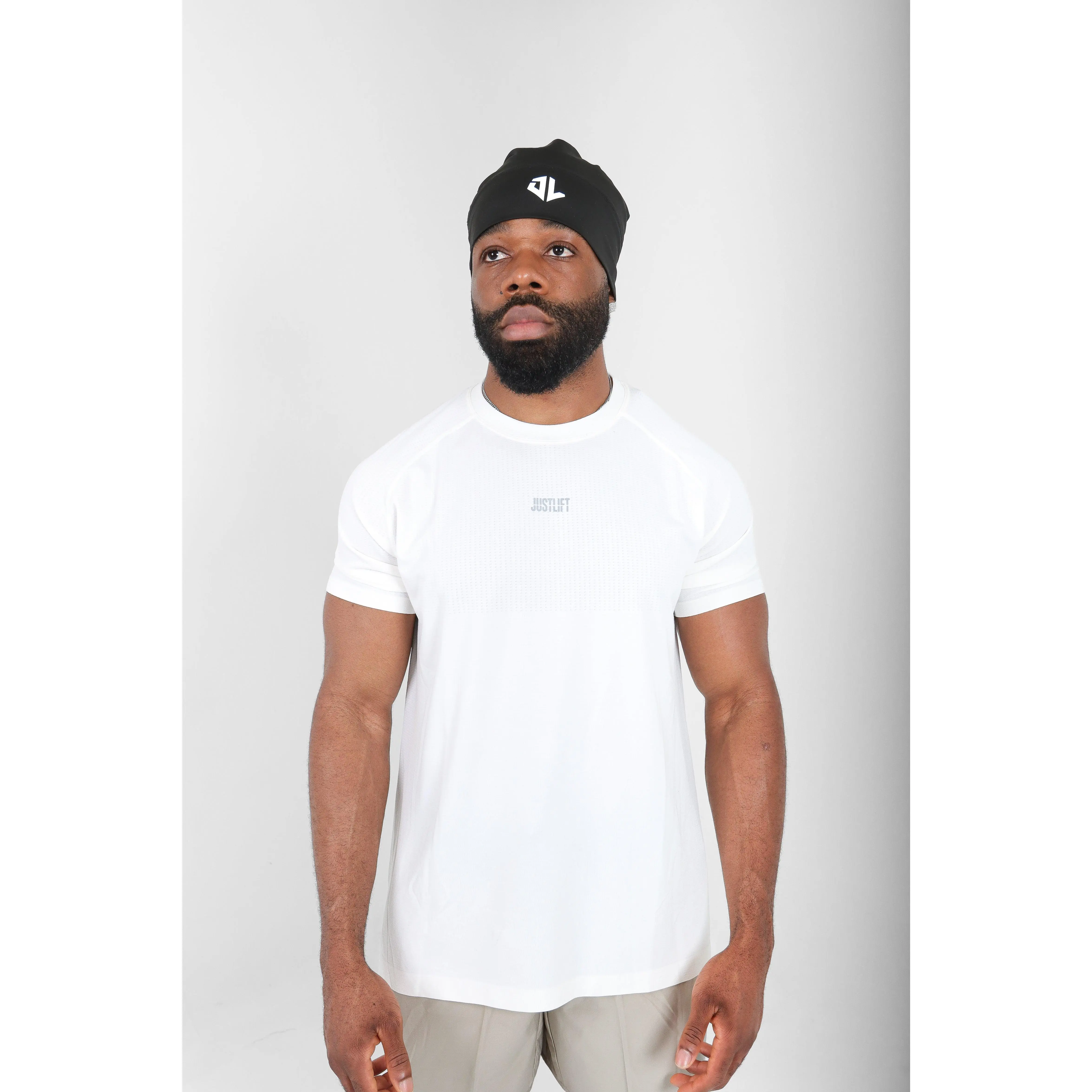 Performance Short Sleeve Fitted Spandex T-Shirt, Stretch Fabric Sports Top for Fitness, Aquatic Workouts