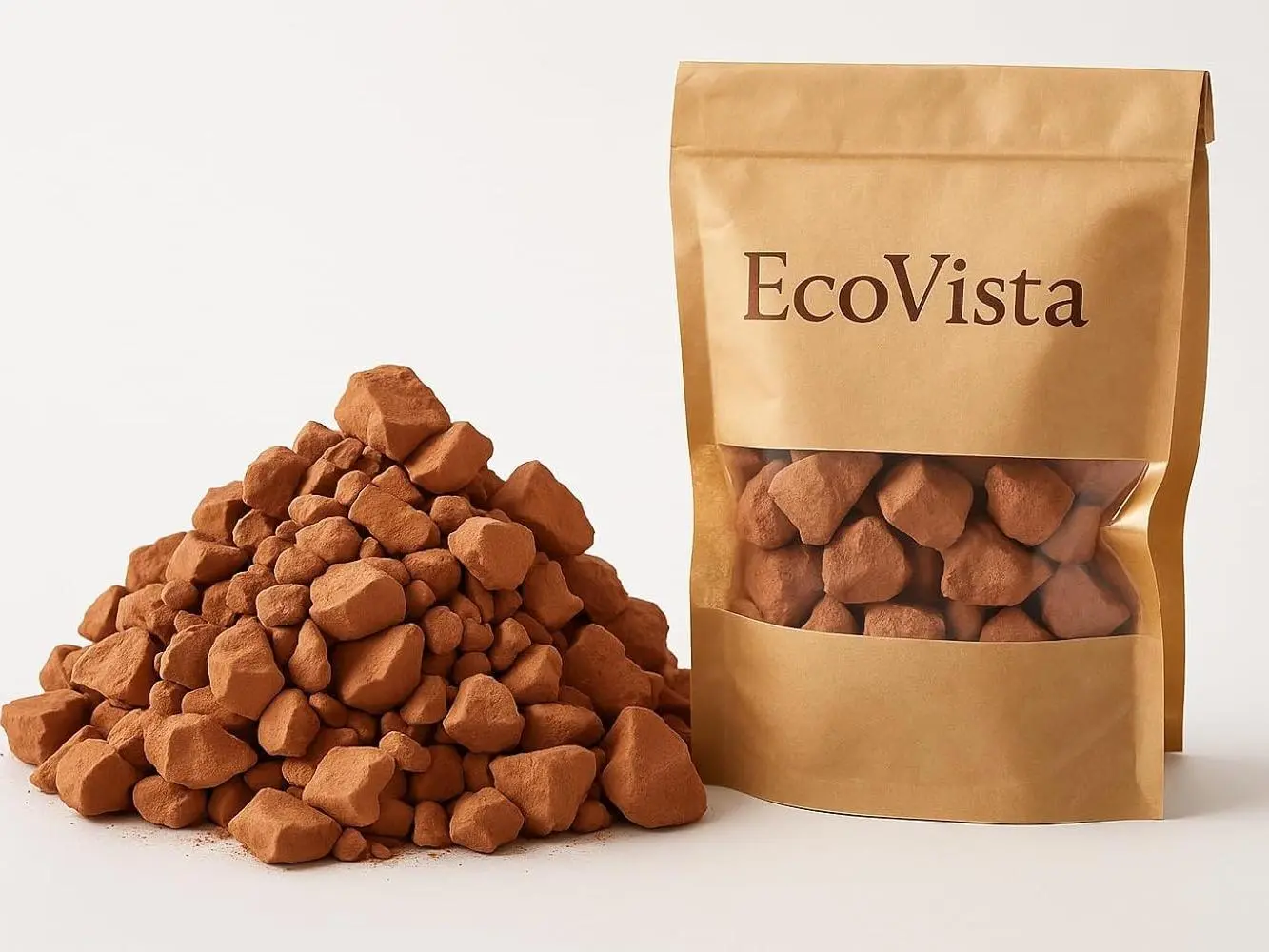 Natural Red Edible Clay Chunks - Organic, Pure, Ideal for Eating and Skin Care - 4 oz (114gm).