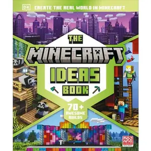 The Minecraft Ideas Book: Create the Real World in Minecraft with 70+ Awesome Builds -- Thomas McBrien, Hardcover