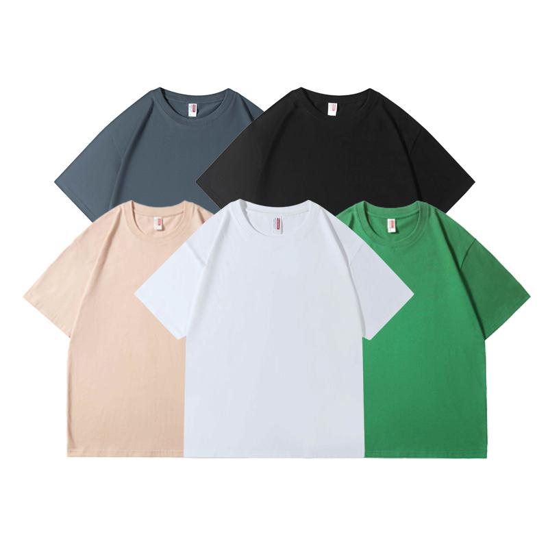 5-Pack 100% cotton Alimens&Gentle Men's Slim Fit Crew Neck Casual T-Shirts - Super Soft, Tagless, Essential Tees for Everyday Wear