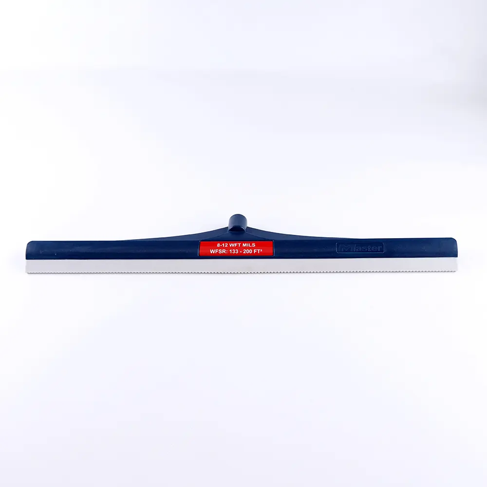 8-12 mill Flat Flexible Notched Speed Squeegee for Epoxy & Polyurea Floors / 8-12 mill Lightweight Notched Speed Squeegee