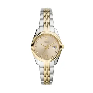 Fossil Women's Scarlette Mini Three-Hand Date, Stainless Steel Watch Fossil Women's Scarlette Mini Three-Hand Date, Stainless Steel Watch