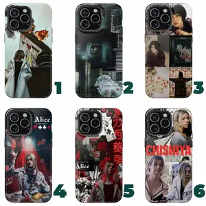 6 styles Shuntaro Chishiya Alice in Borderland Phone Case, Murakami Nijiro Netflix Anime Aesthetic Villain Hero Mix iPhone Cover for Chishiya Fans Gift fit iPhone 17,16 to SE, Galaxy