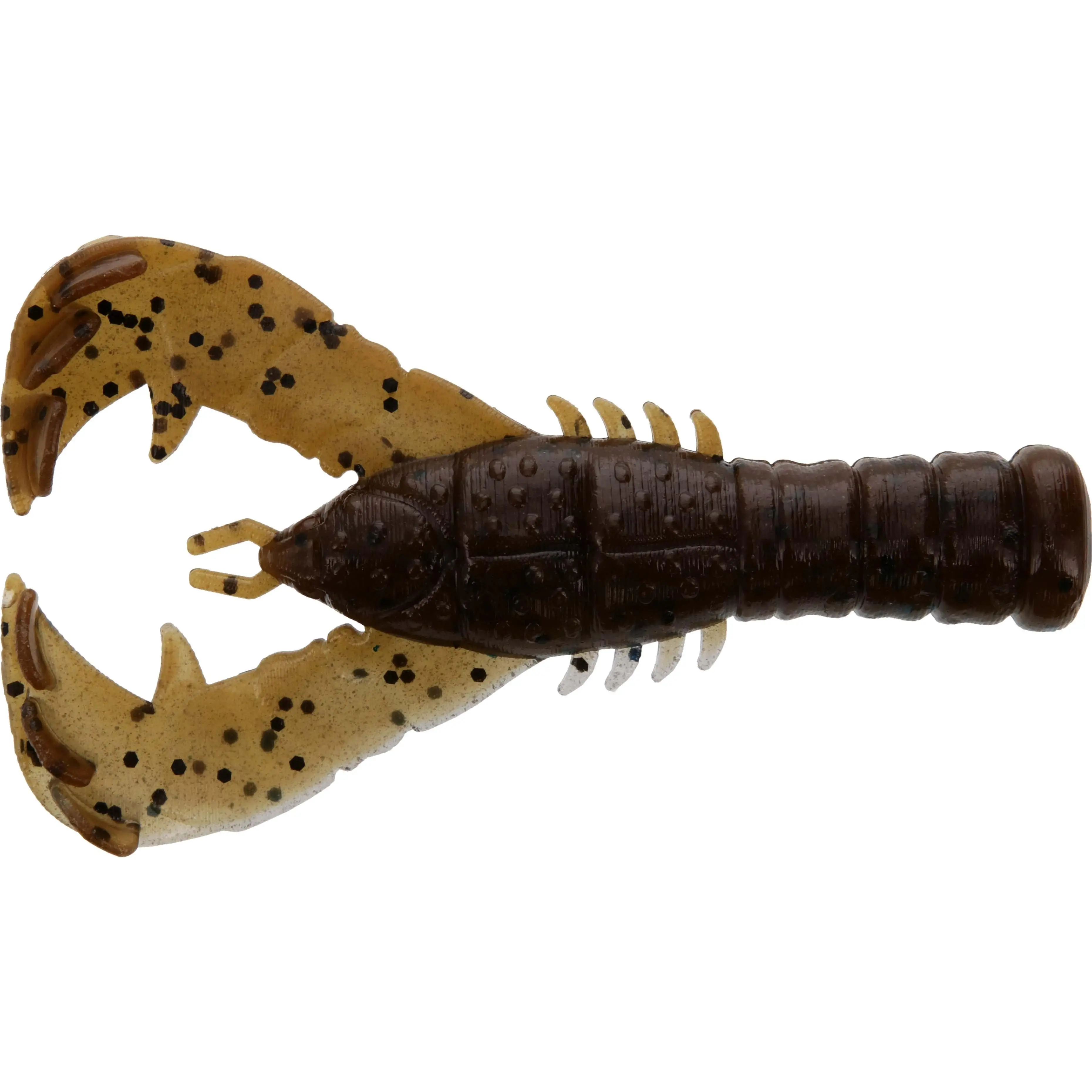 Bass Fishing Lures - 3 Inch Soft Plastic Craw Baits, Lifelike Crayfish Jig Trailer with Floating Defensive Stance, 8 Pack, Lifelike Crayfish Lures