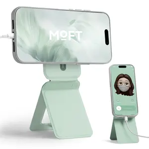 MOFT Magnetic Invisible Phone Tripod, Flexible Angles for Live Streaming, Video Recording, Vlog, Selfie, Compatible with All Smartphones