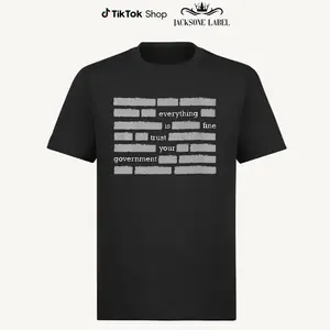 Everything is Fine Trust your Government Funny Shirt, Meme T-Shirt, Deep State Redatacted Conspiracy Theory Shirt, Unisex Cotton Graphic Crewneck Shirt