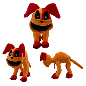 Poppy Playtime Cute Smiling Monster Plush Toy, Soft Kawaii Critter Doll, Trendy Stuffed Animal Gift for young people