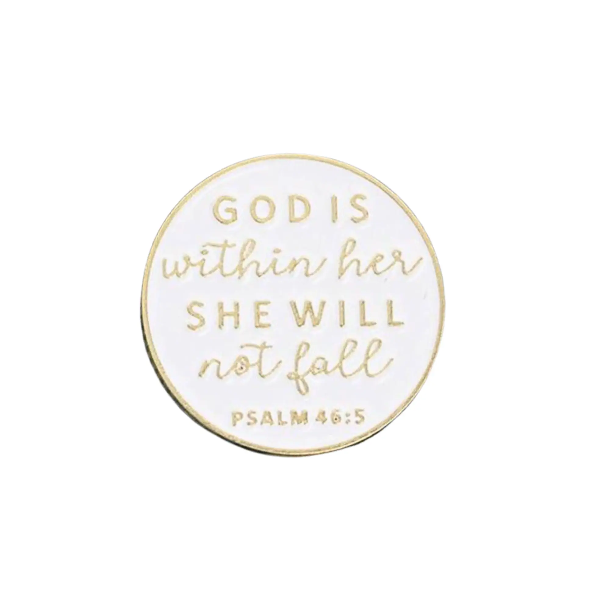 God Is Within Her | Magnetic Brooch Pin
