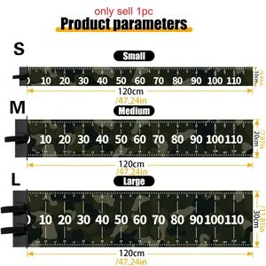 Plastic fishing ruler PVC waterproof material marine fishing ruler tape measure is suitable for boats, kayaks and fishing boats. Fishing measuring tool for fish measuring plate