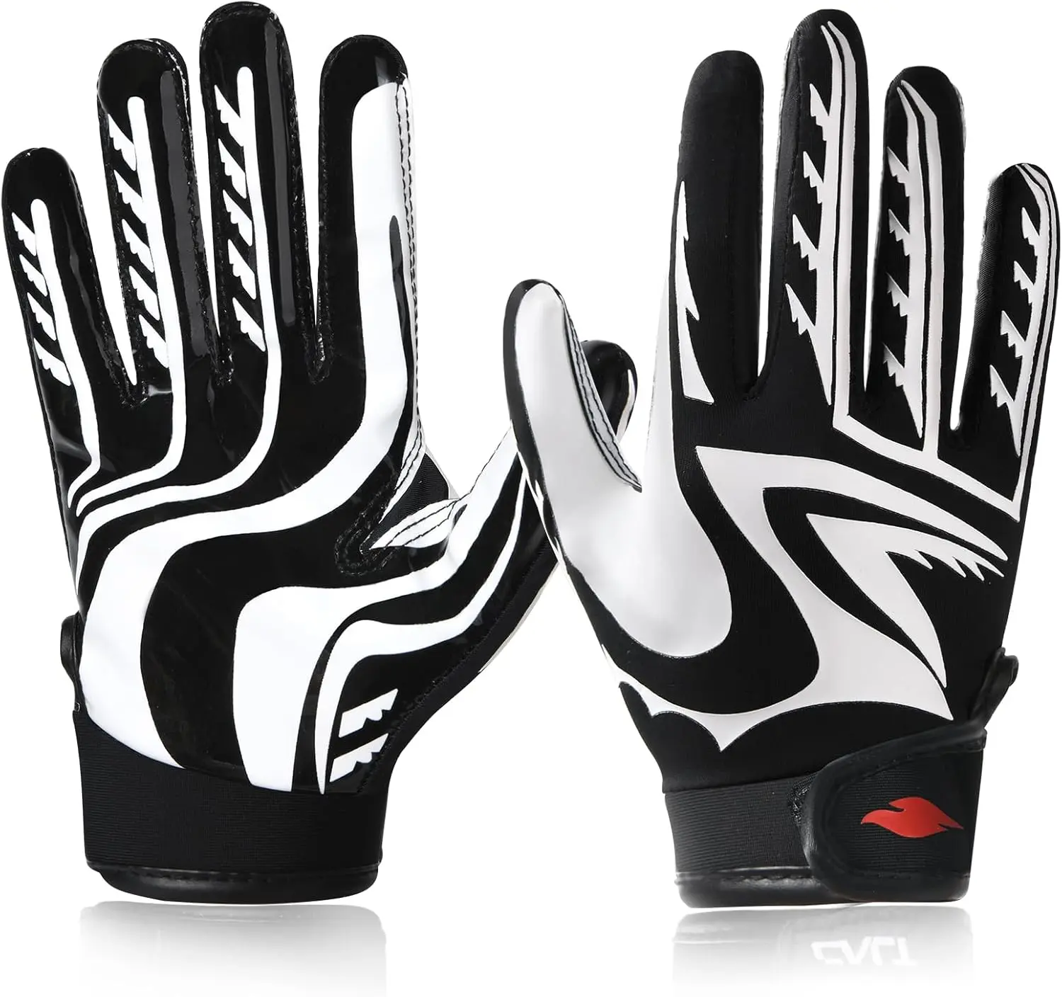 Football Gloves Youth Enhanced Grip  Wide Receiver Gloves