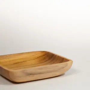 Square Teak Bowl