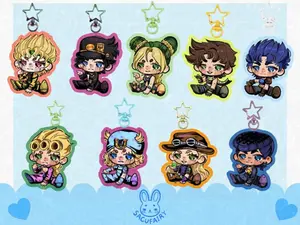 Bizarre Inspired Colorful Acrylic Keychains