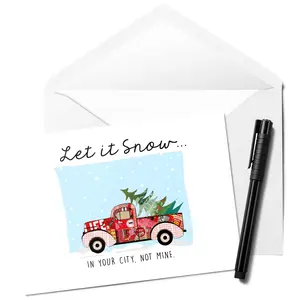 Let It Snow Holiday Card