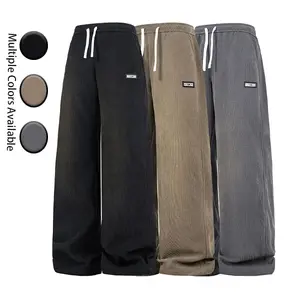 Single-piece corduroy pendant wide-leg leggings, multi-color optional