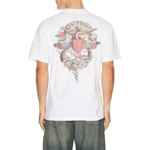 Philcos Guns N' Roses Wings Tee in White