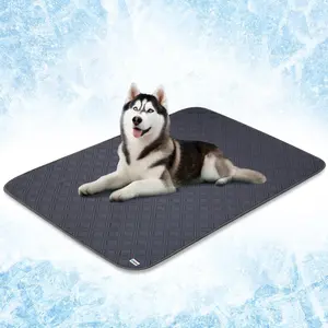 PetAmi Waterproof Cooling Mat for Dog, Premium Pet Cooling Blanket for Bed Crate, Anti Slip Indoor Dog Cool Pad for Sleeping, Q-MAX Sofa Couch Cover Mat for Cat