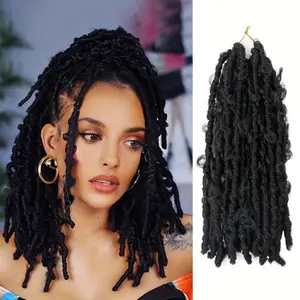 Butterfly Curly Crochet Hair for Women, Synthetic Dreadlock Hair Extensions, European and American Sexy Style