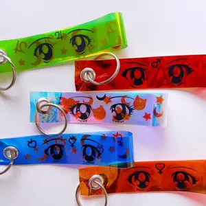 Sailor moon usagi tsukino anime eyes car key fobs keychain charm holographic
