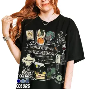 Noah Kahan Stick Season Shirt, Indie Folk Aesthetic Tee, Collage Graphic T-Shirt, Noah Kahan Fan Gift, Sad Indie Music Shirt
