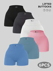YMZFIT Ultra-Thin Seamless Yoga Shorts — Breathable, Semi-Sheer Activewear for Running, Yoga, and Gym Training