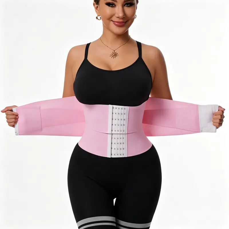 Women's Colombian Triple Wrap Waist Trainer Belt – Waist Cincher Trimmer, Tummy Control Body Shaper for Daily Shaping, Firm Support & Breathable Fabric