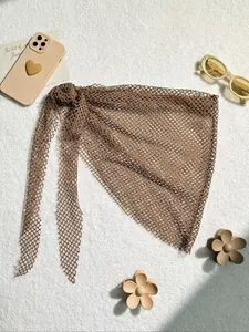 Women's Fashion Sexy Beach Lace Shawl Wrap Dress, Elegant Summer Cover Up, Stylish Casual Wear, Perfect for Vacation and Daily Use, Beach Cover Ups