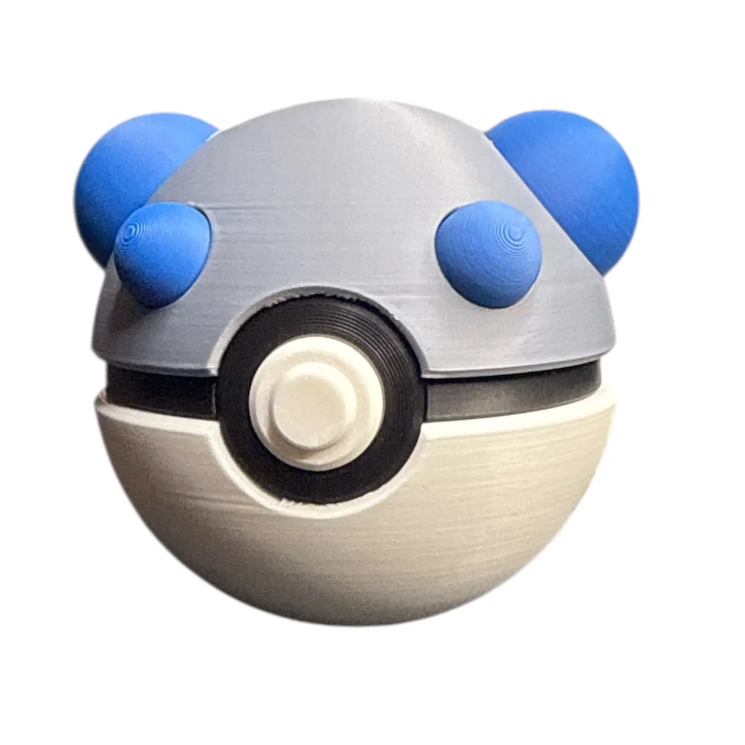 3D Printed Heavy Poke Ball Collectible Statue, Home Decor Accent, Collectible for Fans