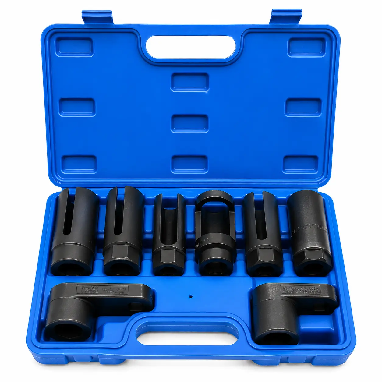 7PCS Alloy Steel Corrosion-Resistant O2 Oxygen Sensor Socket Kit, Multi-Size Socket Wrenches, Universal Fit Automotive Offset Wrench for Car Sensor Repair, Ideal for Mechanics’ Tools