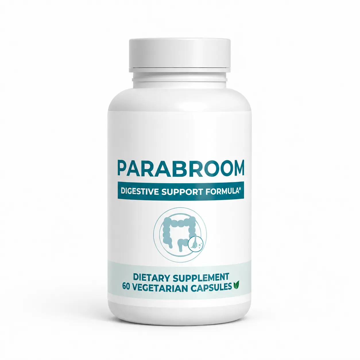 Parabroom Gut Cleanse Supplement - 60 Capsules with Black Walnut, Sweet Wormwood Powder, Turmeric Extract, Olive Leaf, Garlic, Onion - Digestive Support