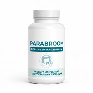 Parabroom Gut Cleanse Supplement - 60 Capsules with Black Walnut, Sweet Wormwood Powder, Turmeric Extract, Olive Leaf, Garlic, Onion - Digestive Support