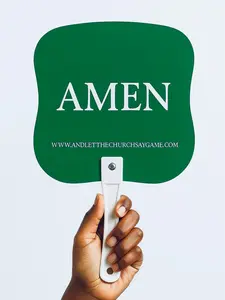 AMEN / I REBUKE THAT Hand Fan Group Bundle – 10 Bold & Funny Church Fans