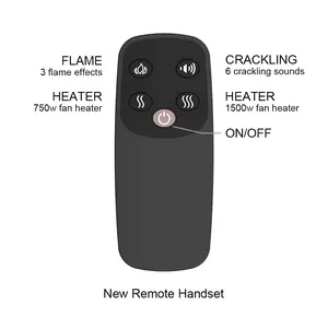 Remote for PuraFlame Western & Klaus series with Crackling