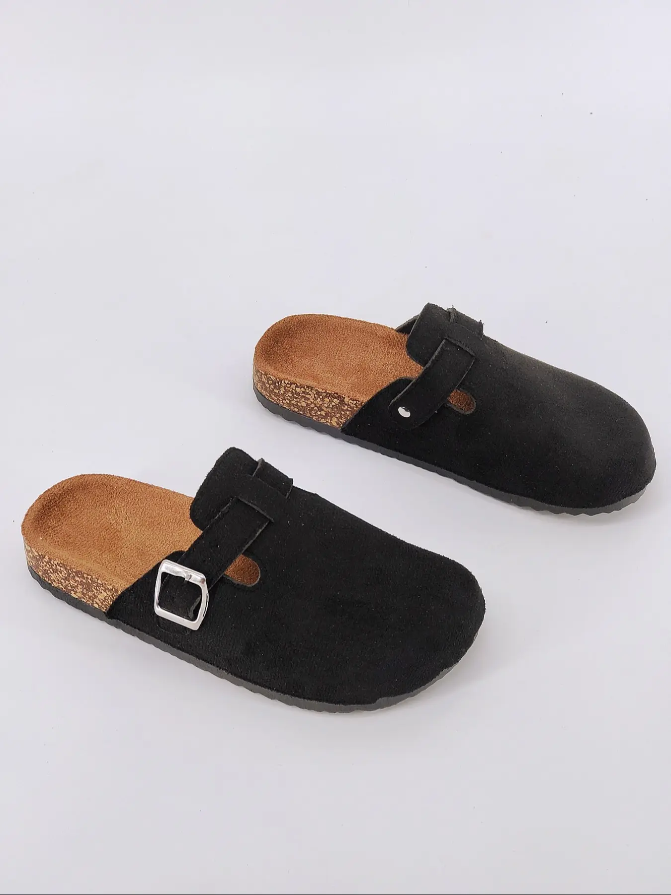Trendy Fashion Couples Slippers, Non-Slip Wear-Resistant Indoor & Outdoor Shoes, Unisex Stylish Casual Footwear, Black Color