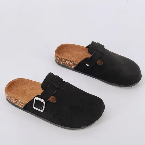 Trendy Fashion Couples Slippers, Non-Slip Wear-Resistant Indoor & Outdoor Shoes, Unisex Stylish Casual Footwear, Black Color, Cool Slippers, Anti Slip Slippers