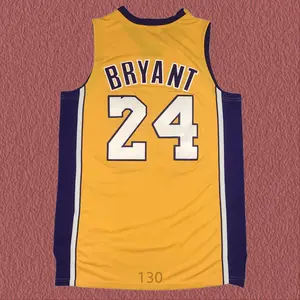 Kobe Bryant Classic-Design stitched Basketball Jerseys Retro Men's Sleeveless Gold shirt 2006-07