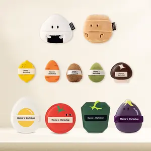 Momo's Workshop Bento Collection Makeup Puff Set、Foundation powder puff 、 Mini Detail powder puff 、 Beauty Blend、 Setting powder all in