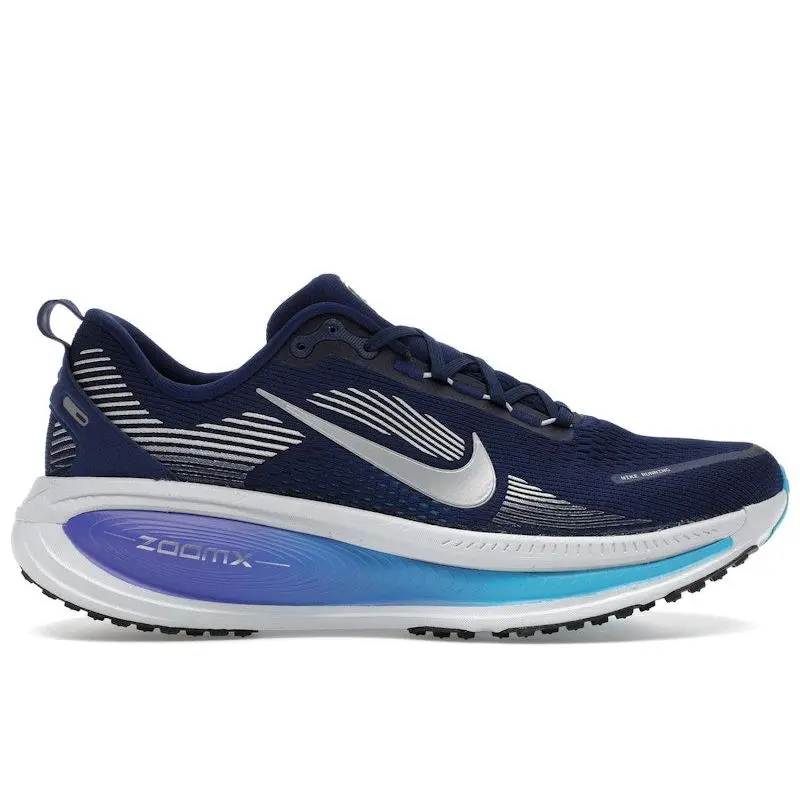 Nike Men's Vomero 18 Blue Void Blue Lightning Bright Crimson Metallic Silver, from StockX