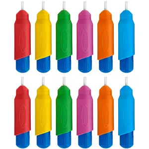 Water Doodle Pens, No-Leak Refillable Aqua Brushes, Paint with Water Brush Set, Compatible with Water Activity Books & Magic Wow Mats, Perfect for Party, Classroom, Travel Fun for Kids Ages 3+