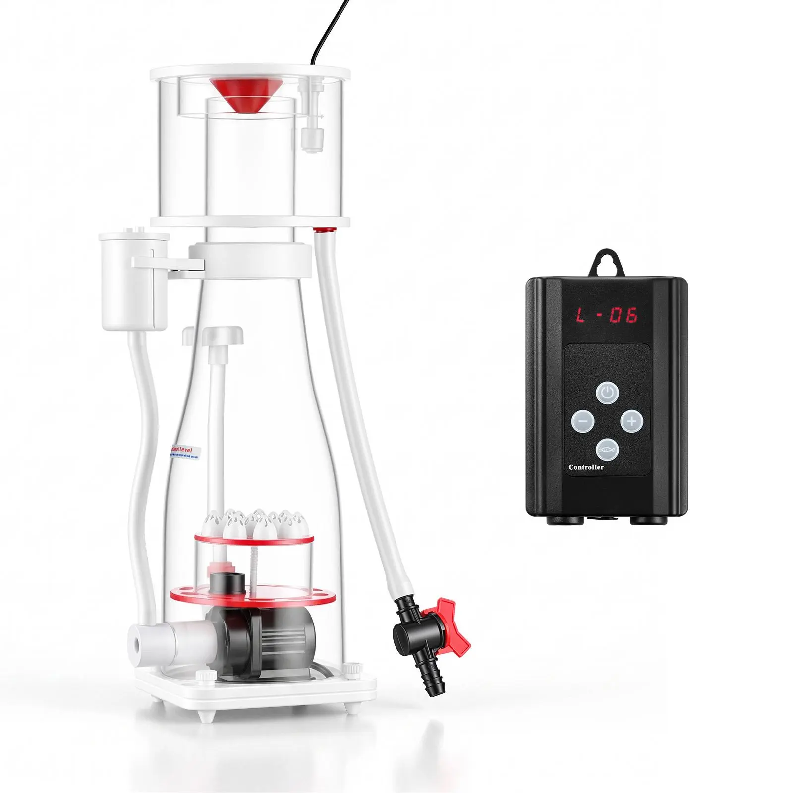 【summerfinds】VEVOR In-Sump Protein Skimmer with DC Pinwheel Pump, Skimmer Mechanism Water Pumps, Adjustable Control, for 106-185 Gal Saltwater Aquariums & Reef Tanks