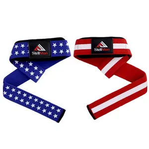 Stellman Sports ApexLoop Pro Weight Lifting Straps - 18" Heavy-Duty Cotton Webbing Extended Straps with Lasso Loop, Padded Support, Reinforced Stitching for Powerlifting, Strength Training