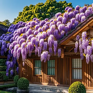 Wisteria Seeds 10 Pcs - Climbing Plant Seeds for Home & Outdoor Gardening, Suitable for Vegetables & Fruit Planting - Decoration