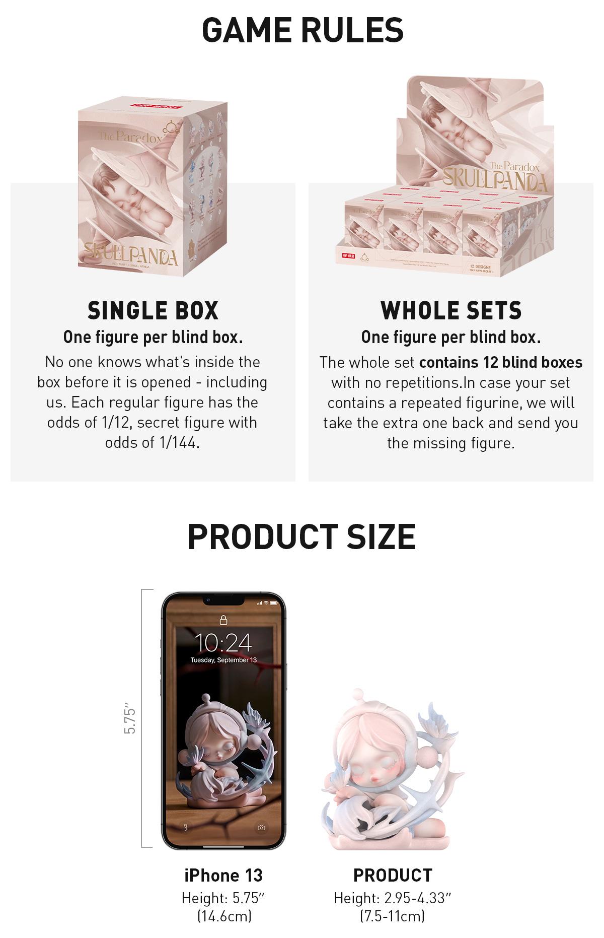 POP MART SKULLPANDA The Paradox Series Figures