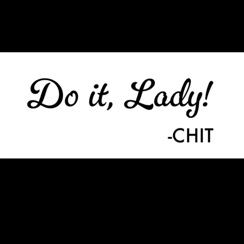 Funny Do It Lady Bumper Sticker, Viral TikTok Chit, Jay Renshaw, Car Decal, Hilarious Quote, Humorous Vinyl Decal
