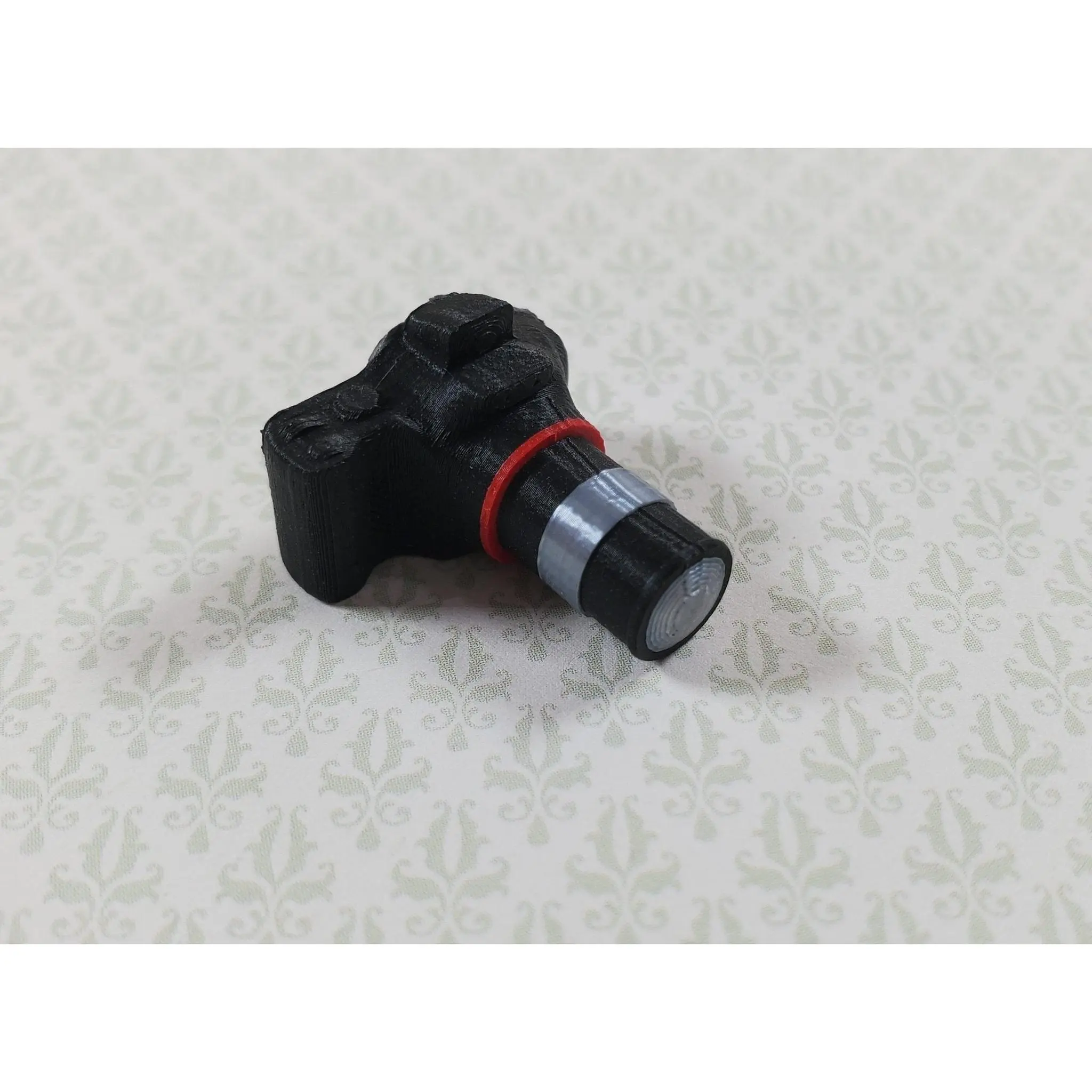 Miniature Prop Film Camera with Zoom Lens Modern Style 1:12 Scale Action Figures
