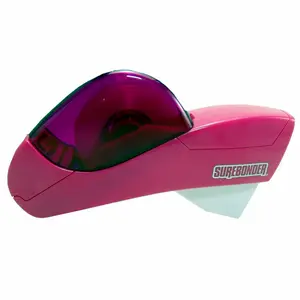 Surebonder  Automatic Tape Dispenser for Gifts, Scrapbooking, and Crafts- One Squeeze Dispenses a 1 - 1.5 Inch Strip of Tape with Ease