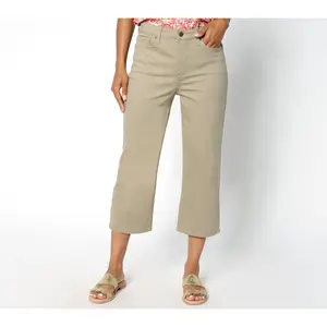 NYDJ High Rise Joni Capri in Cool Embrace - Saddlewood