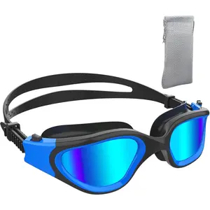 Kids Swim Goggles, P2mini Polarized Swimming Goggles Comfortable for Age 6-14
