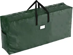 [New Deal] Christmas Tree Storage Bag - Storage Bags for 9FT Disassembled Artificial Trees, Seasonal Decor, Packing, Moving, and Home Organizer (Green)