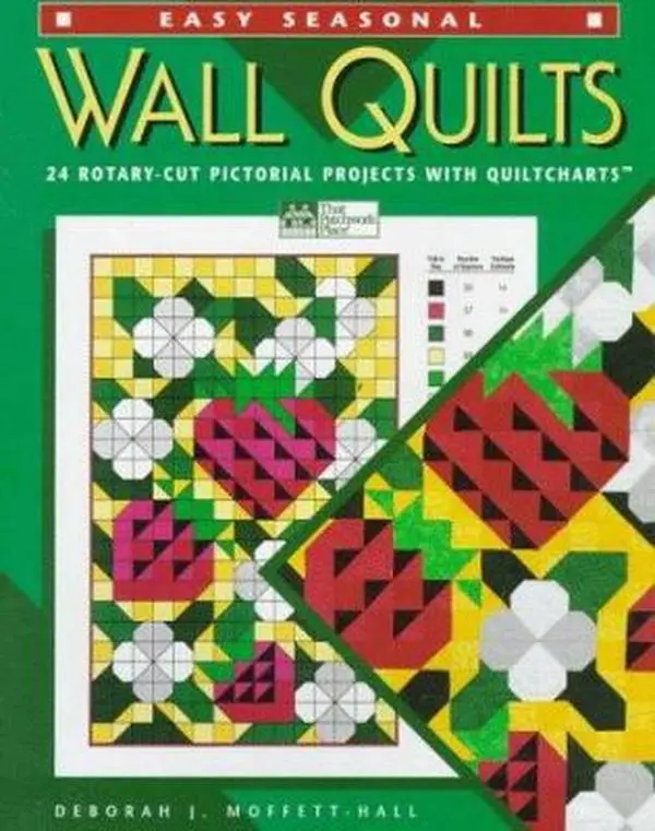 USED-Easy Seasonal Wall Quilts: 24 Rotary-Cut Pictorial Projects With Quiltcharts by Deborah J. Moffett-Hall (Paperback)